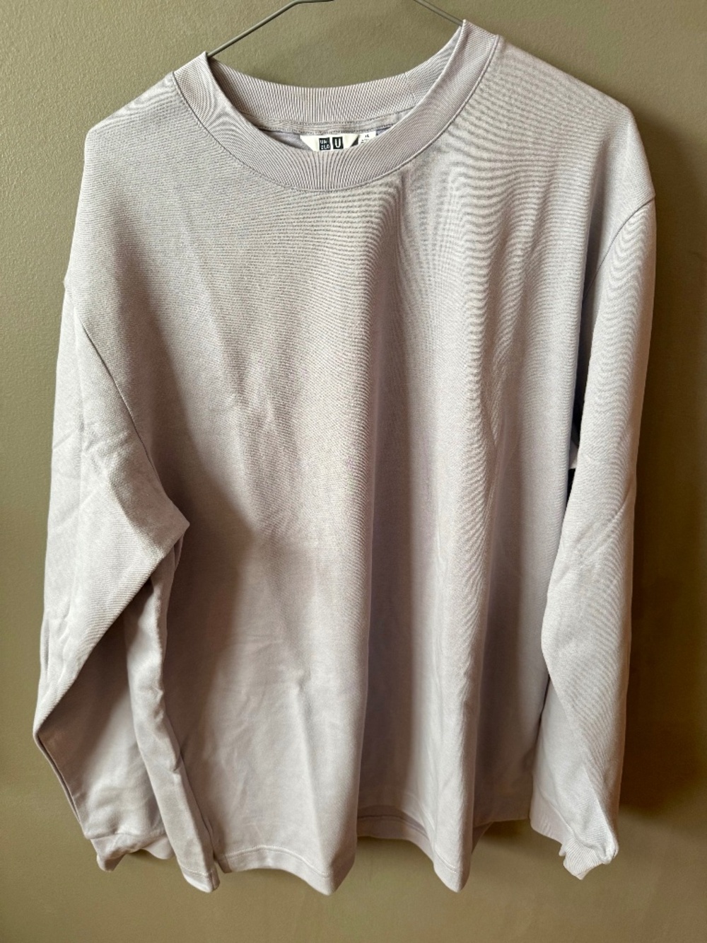 UNIQLO Purple "Airism" Long-Sleeve Tee